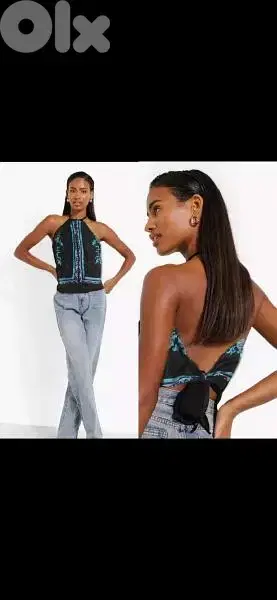 top satin silk halter top backless s to xL