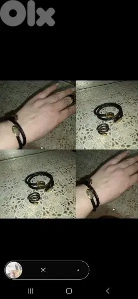 bracelet set bracelet and ring twisted