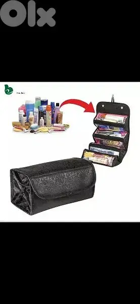 make up bag huge size black bas