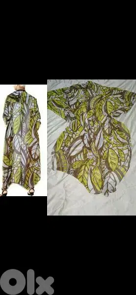 lon asfar m3ara2 kimono mousline s to xxxxL