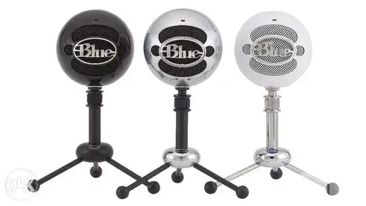 Blue Mic - snowball - USB microphone for recording,Live streaming.