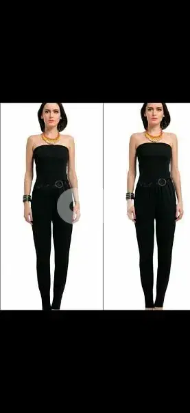 jumsuit strapless built in belt s to xxL