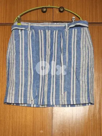 Tommy Hilfiger linen skirt size medium تنورة ٤٠