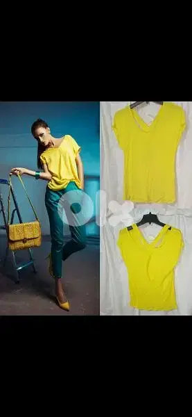 top yellow top s to xxL