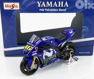 Yamaha YZR-M1 (Valentino Rossi 2018) diecast motorcycle model 1:18.