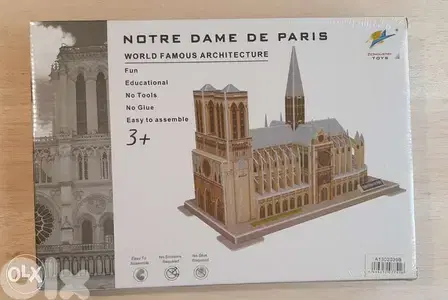 Notre Dame De Paris 3D puzzle.