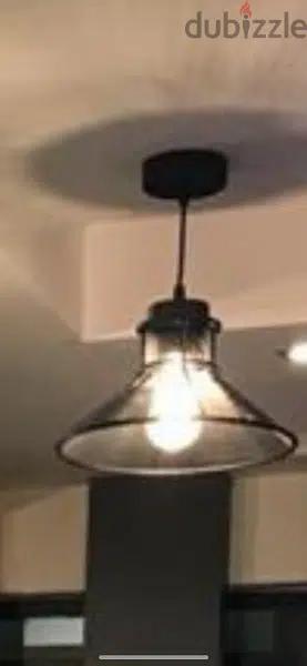 Suspended Lighting with lamp