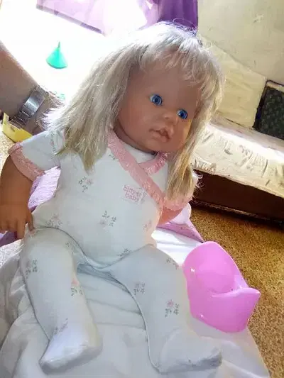 ZAPF CREATION BABY TALKER and NURSING mechanism working as new doll=28