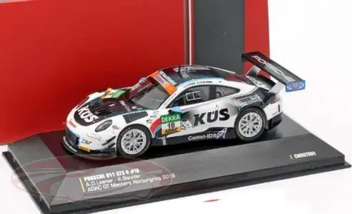 Porsche 911 GT3 R diecast car model 1:43.