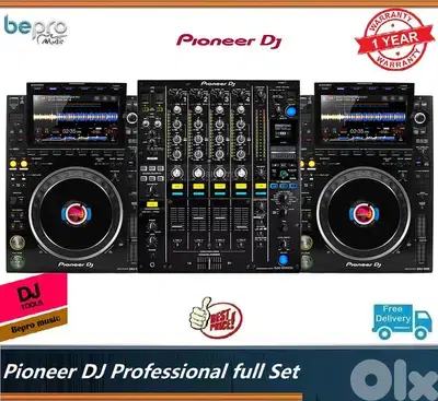 Pioneer DJ pro Full Bundle Set, DJM900NXS2 & 2 X CDJ3000