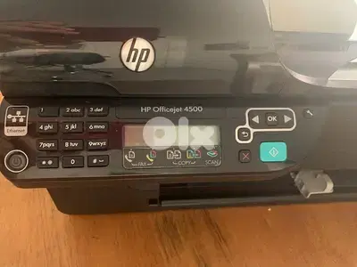 -_طابعة+فاكس HP inkjet Printer - Officejet 4500 printer-fax