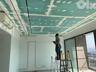 ديكورات منازل واسقف مستعارة ودهان