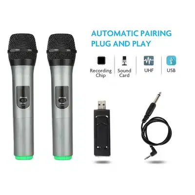 Langting UHF Dual Channel Wireless Handheld Microphones