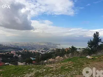 SUPER CATCH ( 1800Sq ) Land In Broumana Prime , ارض للبيع في برمانا