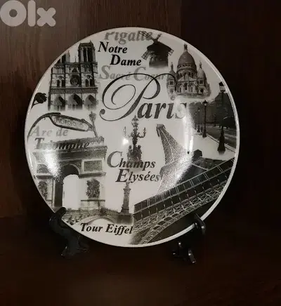Decorative Paris Plate