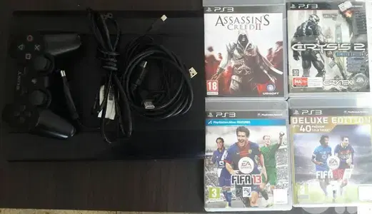 Ps3 w 20 games w 1 joystick without cd