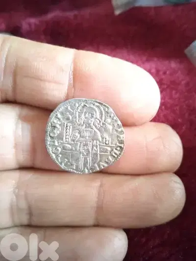 Jesus Christ Cruader King of Kings Silver Venitian coin year 12665