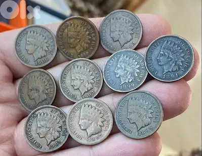 مجموعة عملات السنت الهندي اصدارات مختلفة السعر للقطعة الواحدة