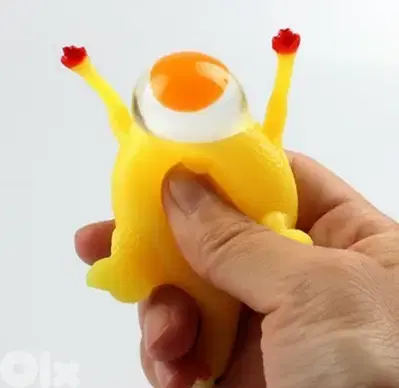 hilarious chicken keychain