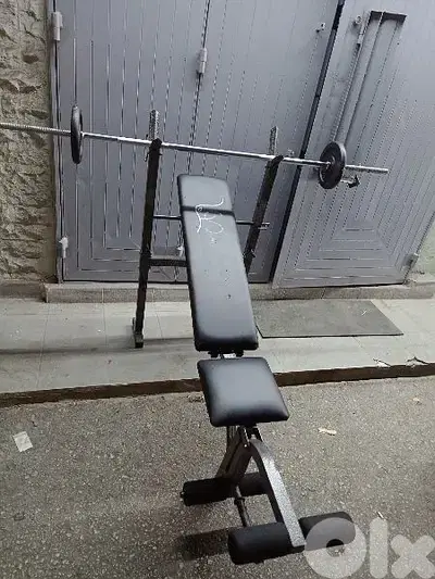 Adjustable Bench axe & 20 kg 03027072 GEO SPORT  جميع المعدات الرياضية