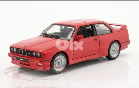 BMW E30 M3 (1988) diecast car model 1:24.