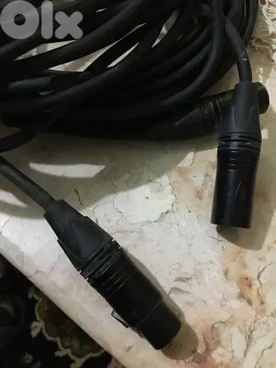 neutrik noiseless  cable canon for microphones low capacity flexibile