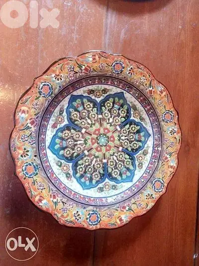 Decorative turkish ceramic plate 37 cm