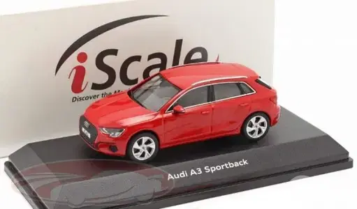 Audi A3 Sportback diecast car model 1;43.
