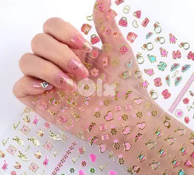 instant professional manicure 3D nails stickers