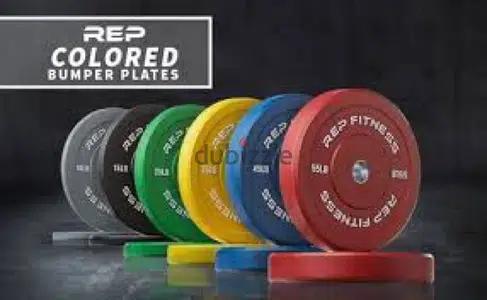 colored bumper plates new very good quality 70/443573 RODGE