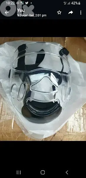 Taekwondo Mask for head gear M-L Taekwondo Mask for head gear M-L