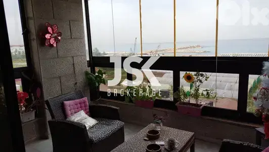 L10692-3-Bedroom Apartment With Sea View For Sale in Kaslik