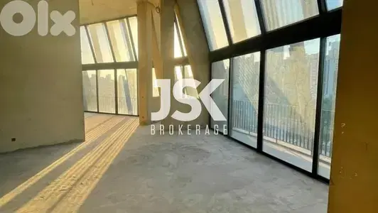 L10752-Core & Shell Loft for Sale with City View in Achrafieh