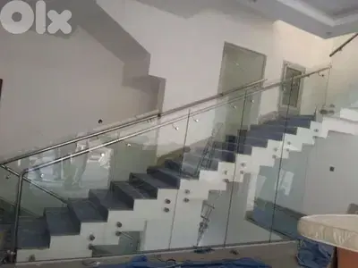 زجاج سيكوريت درابزينات ستانلس وحديد