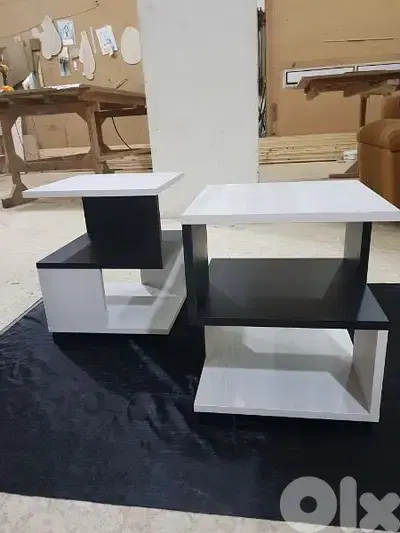 طاولات لاميكا اسود و رمادي