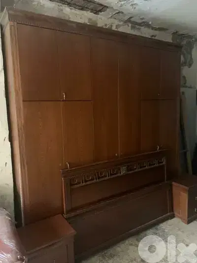 أوضة نوم كاملة ملبسة قشرة زان