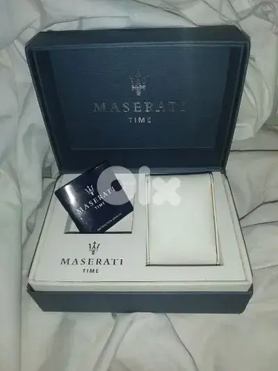 mazerati watch empty box empty