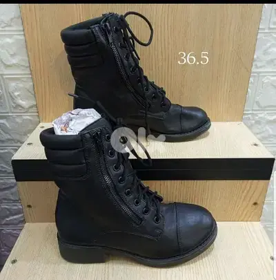 Leather bottines size 36.5