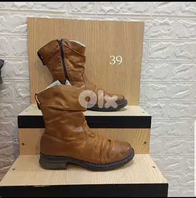 brown boots size 39