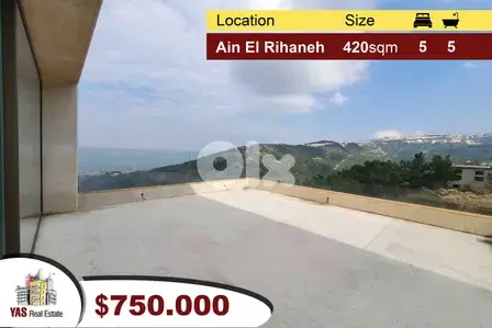 Ain El Rihaneh 420m2 | New Duplex | High-End | Sea View |