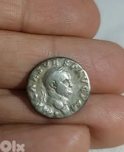 Vespesian Roman Emperor silver Denerius  coin year 70 AD