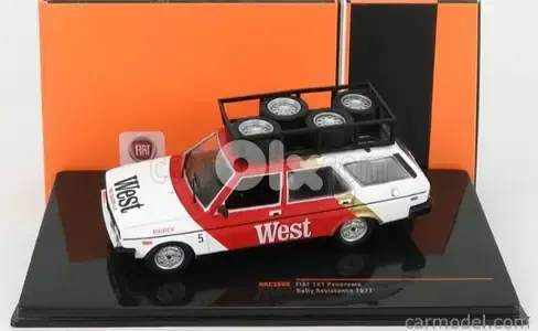 Fiat 131 Panorama (Rally Assistance '77) diecast car model 1;43.
