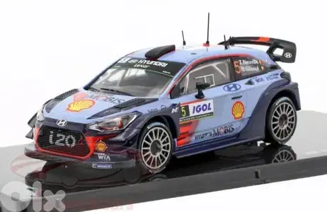 Hyundai I20 (Rally De Corse '17) diecast car model 1;43.