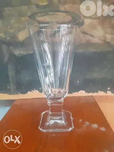 Crystal cocktail or juice glasses