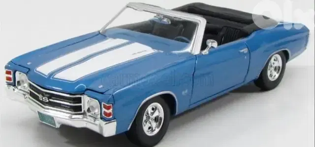 Chevrolet Chevelle Convertible diecast car model 1;18.