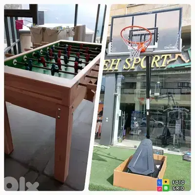 hoop stand basketball + babyfoot (2items)
