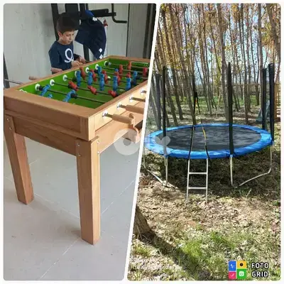 639$ Tampoline 3m + babyfoot  (2in1)
