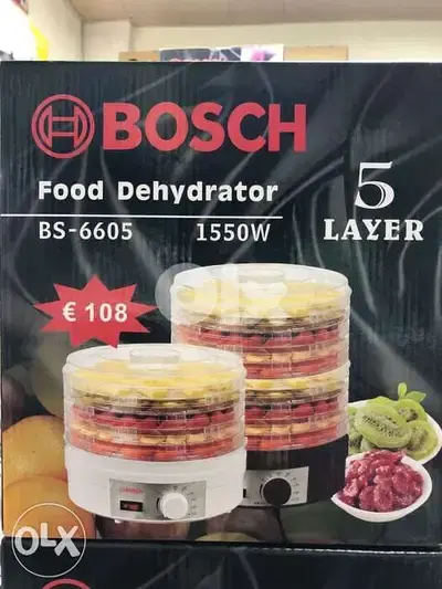 مكنة تجفيف الفواكه والخضار Dehydrator Bosch
