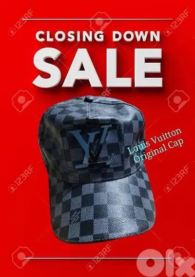 Copy original Louis Vuitton leather cap