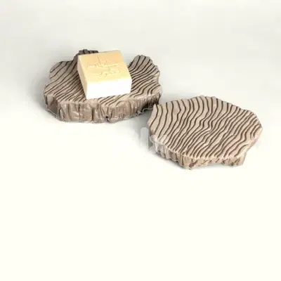 Concrete soap holders